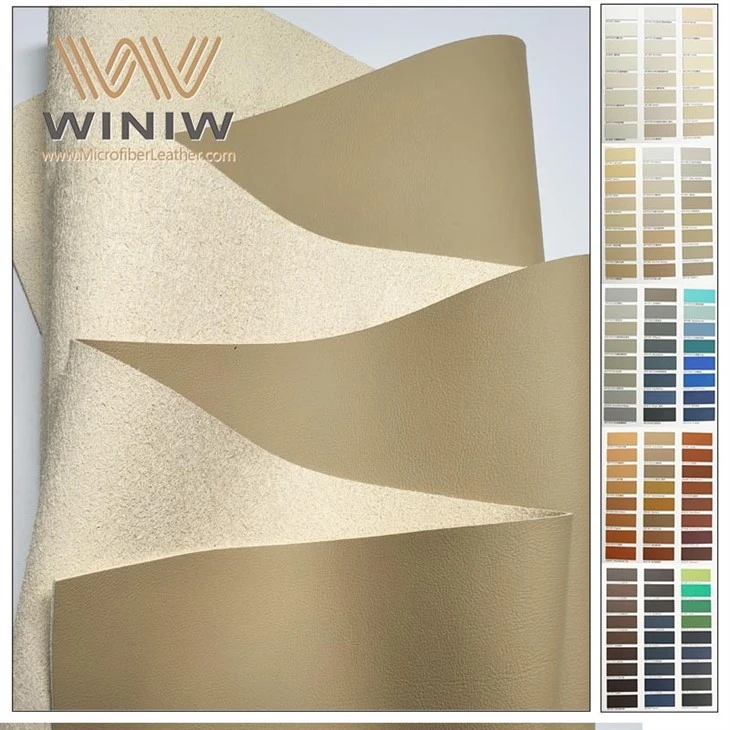 1.2mm Abrasion-Resistant Upholstery Microfiber PU Fabric For Car Seats