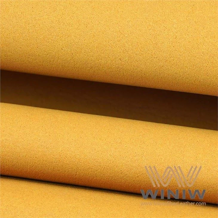 Synthetic Suede Fabric Faux Leather Material For Shoe Lining