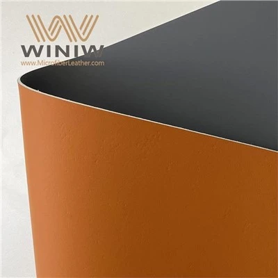 Brethyn Microfiber Gwrth-ddŵr Oren wedi'i Llosgi Ar gyfer Mat Desg