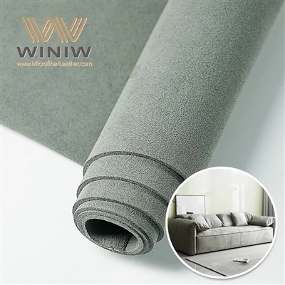 1.2mm Microfiber Ffabrig Dynwared Suede Nubuck Faux Soffa Leather