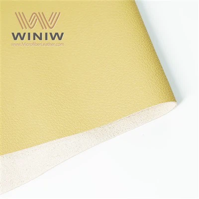 1.6mm Micro Fiber PU Leather Deunydd Clustogwaith Auto Artiffisial