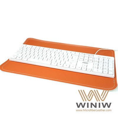 Deunydd Lledr Synthetig PVC gwrth-ddŵr Ar gyfer Pad Cyfrifiadurol