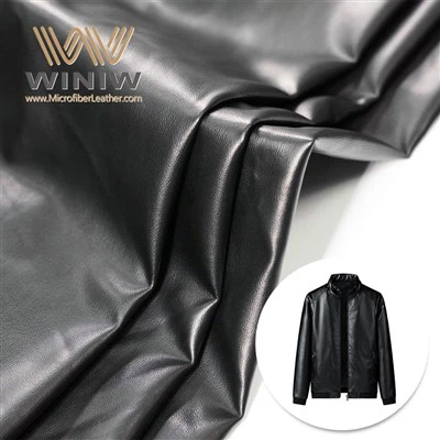 Dillad Deunydd Microfiber Synthetig Dillad Lledr